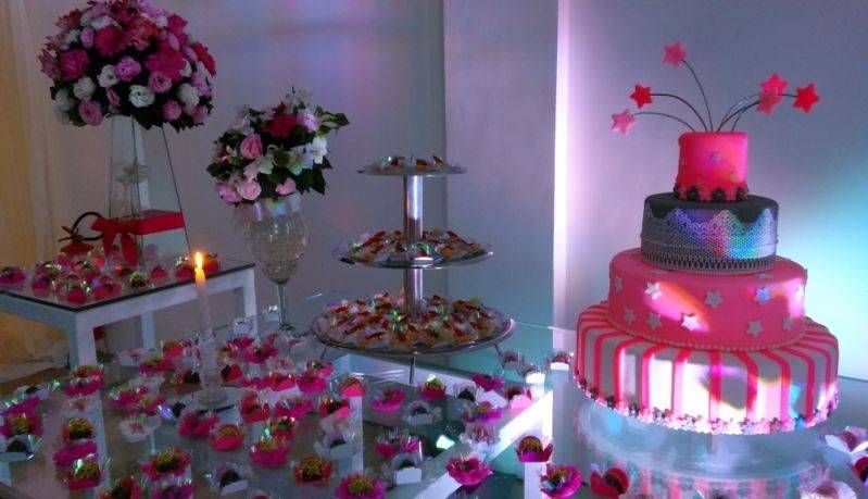 Buffet para Aniversário de Quinze Anos no Abc Santo André - Buffet para Festa Debutante