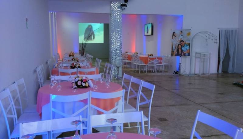 Espaço para Festas e Buffet no Abc Santo André - Espaço para Festa com Decoração